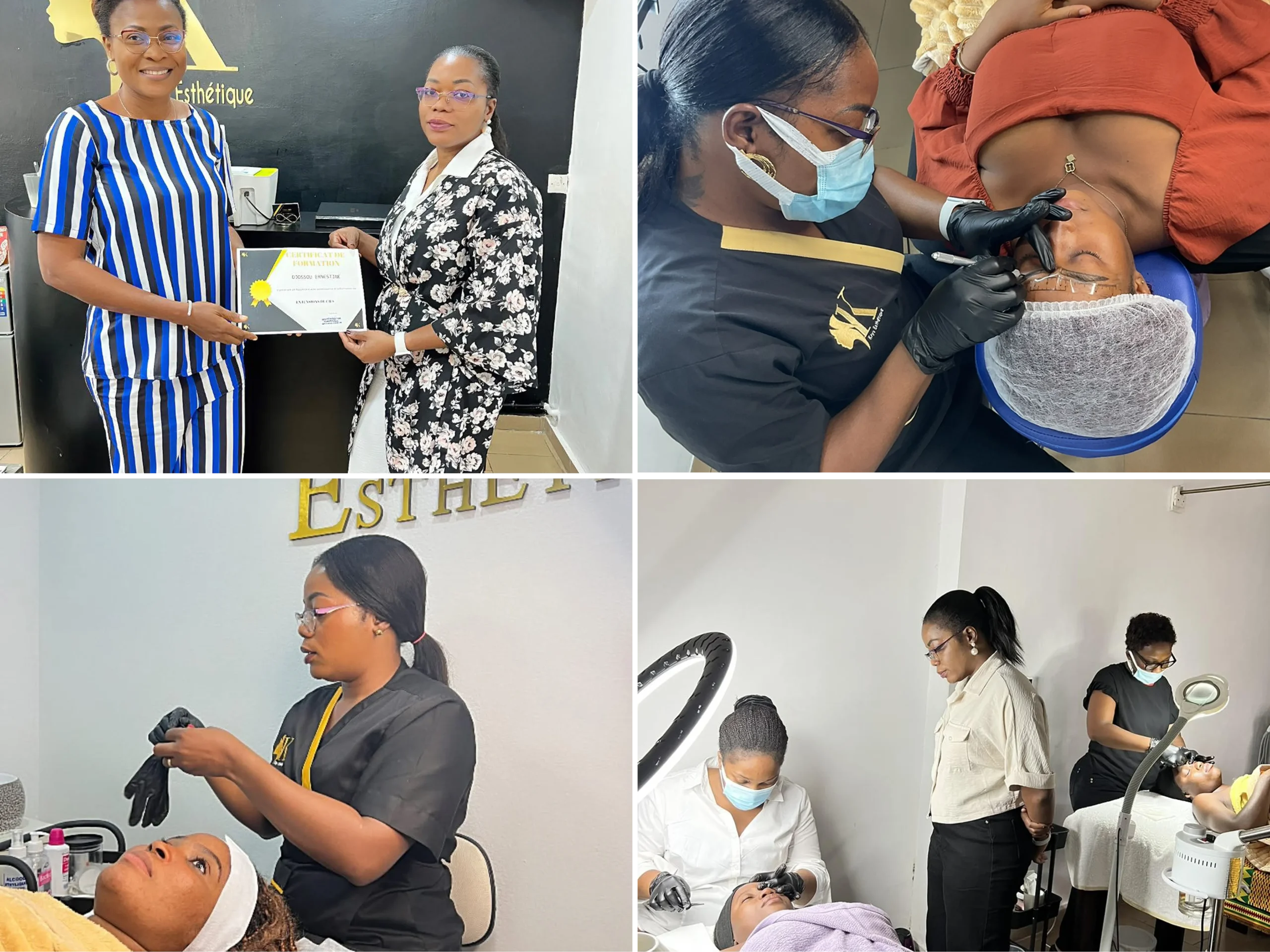 Apprendre l'esthétique a Abidjan